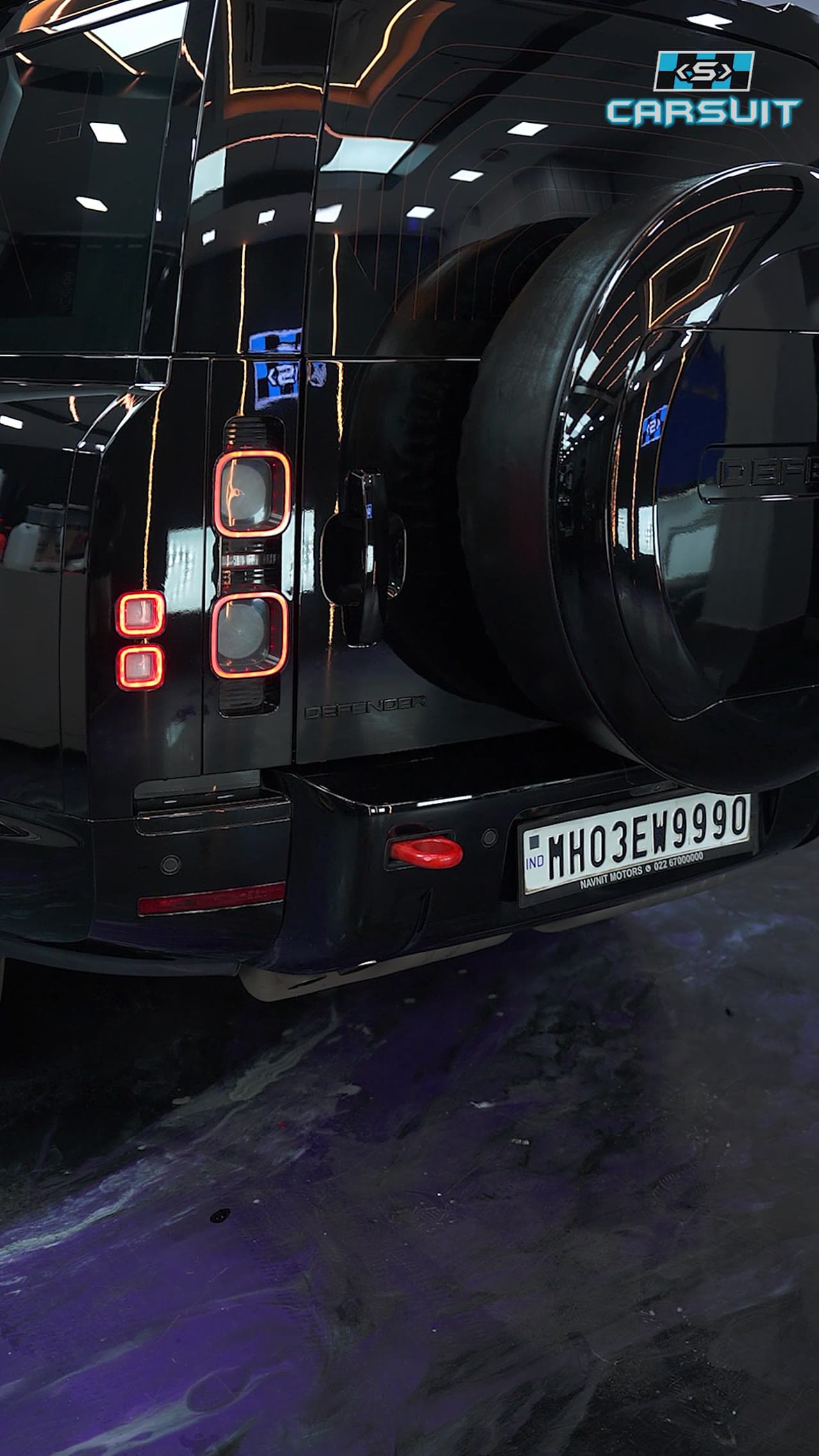 Land Rover Defender — Black PPF, Wheel coating at Carsuit Mumbai