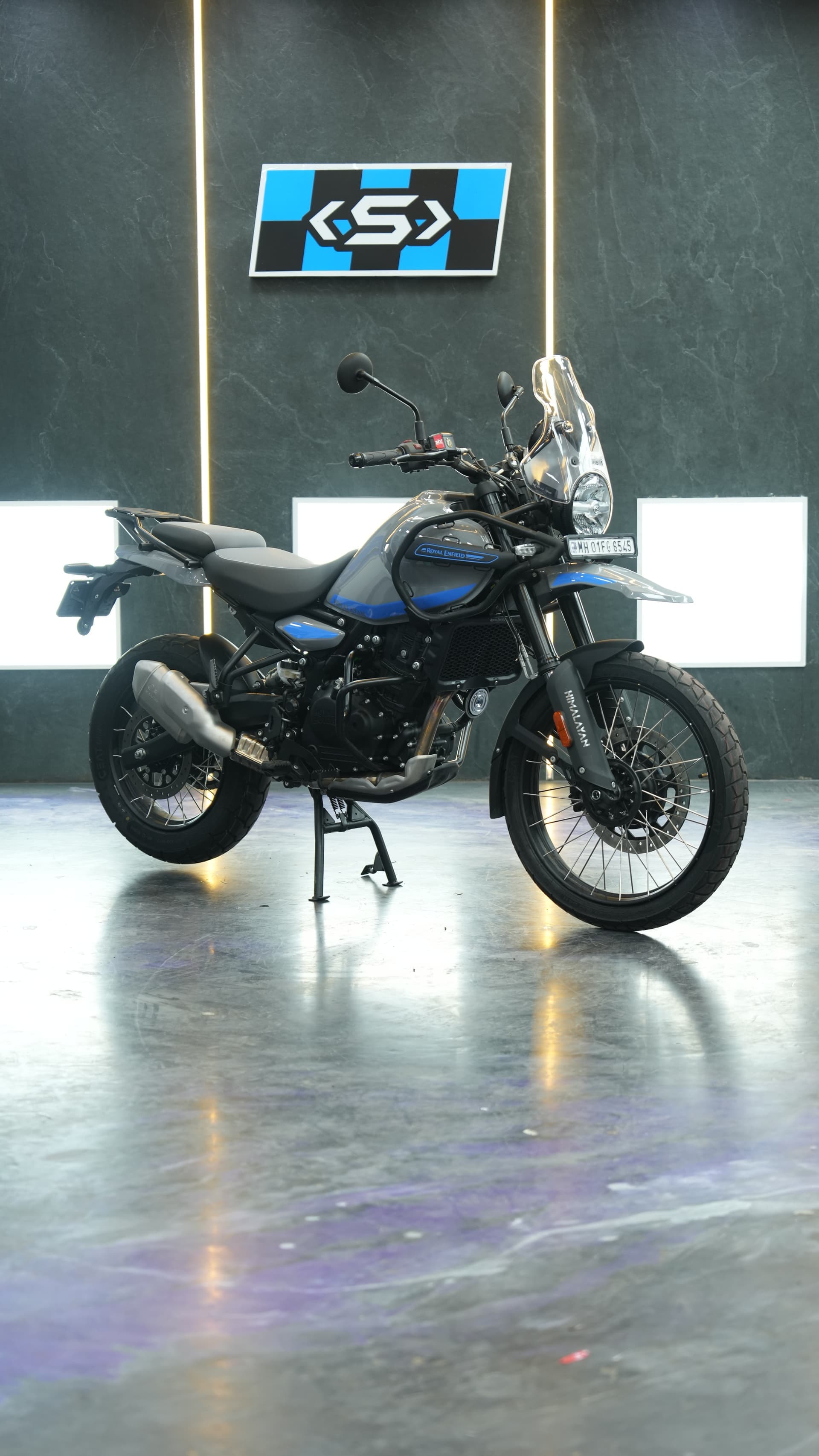 Royal Enfield Himalayan — Tank & high-impact PPF kit at Carsuit Mumbai